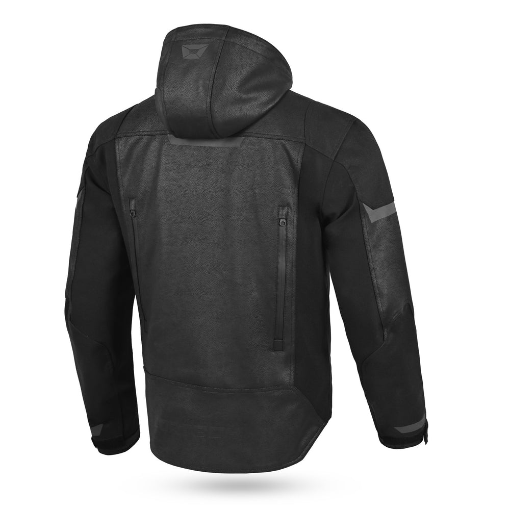 Cortech Shadow AX Jacket Black - Rear View