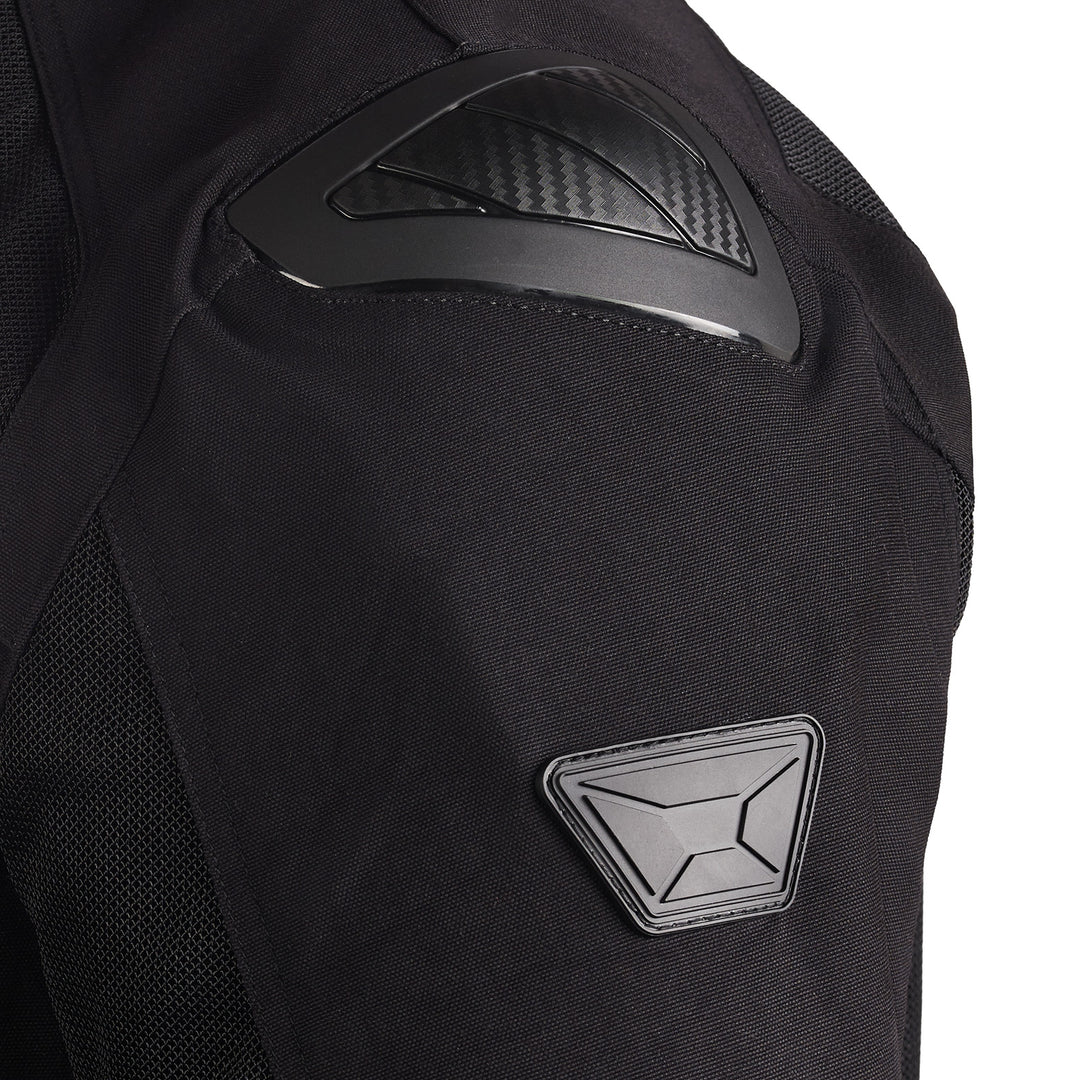 Cortech Versa-Flo Jacket Black - Close-up of Shoulder Pad