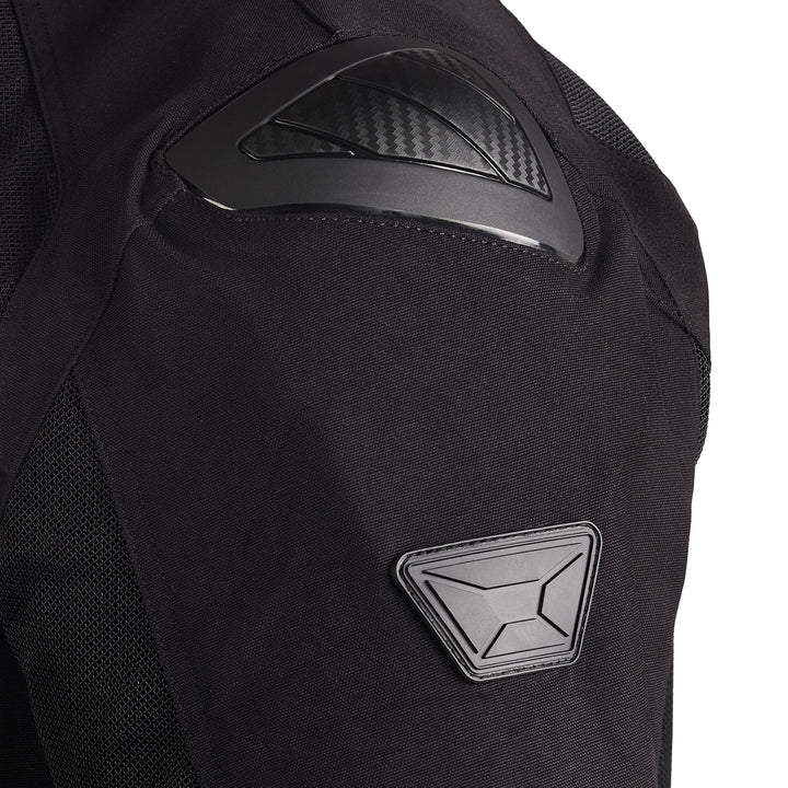 Cortech Versa-Flo Jacket Black - Close-up of Shoulder Pad