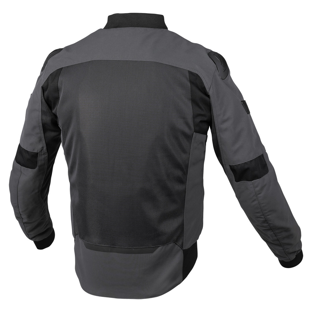 Cortech Versa-Flo Jacket Grey - Rear View
