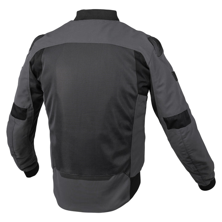 Cortech Versa-Flo Jacket Grey - Rear View