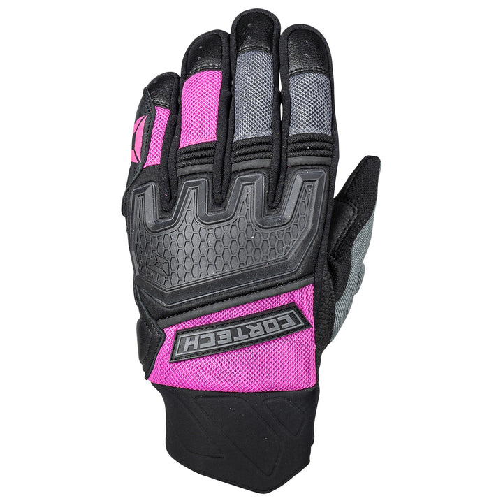 Cortech Women's Aero-Flo 2.0 Glove Pink - Back of Hand View