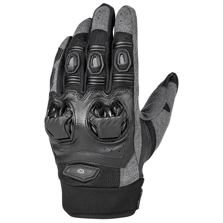 Cortech Women's Hyper-Flo 2.0 Glove Black - Back of Hand View