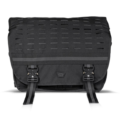 Cortech Waterproof Messenger Bag - Front View with Top Strap Removed