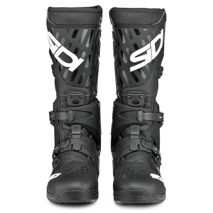 Sidi Cross Air SL Boots Black/Black - Front View of Pair