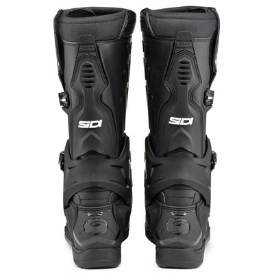 Sidi Cross Air SL Boots Black/Black - Rear View of Pair