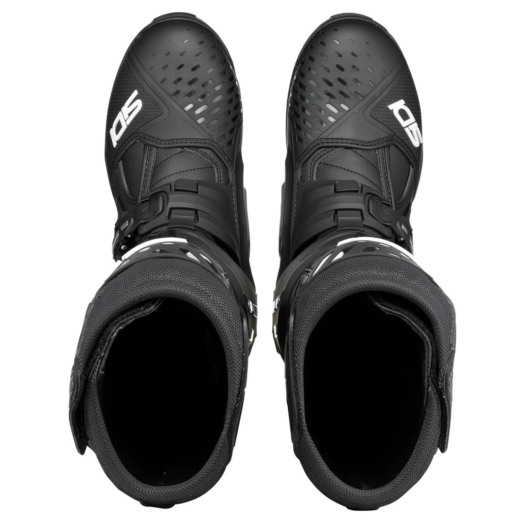 Sidi Cross Air SL Boots Black/Black - Top Down View of Pair