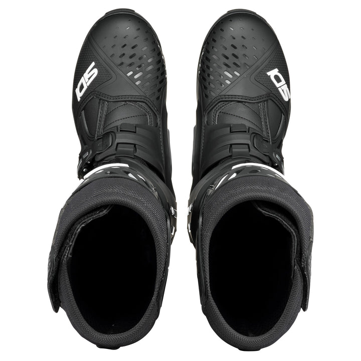 Sidi Cross Air SL Boots Black/Black - Top Down View of Pair