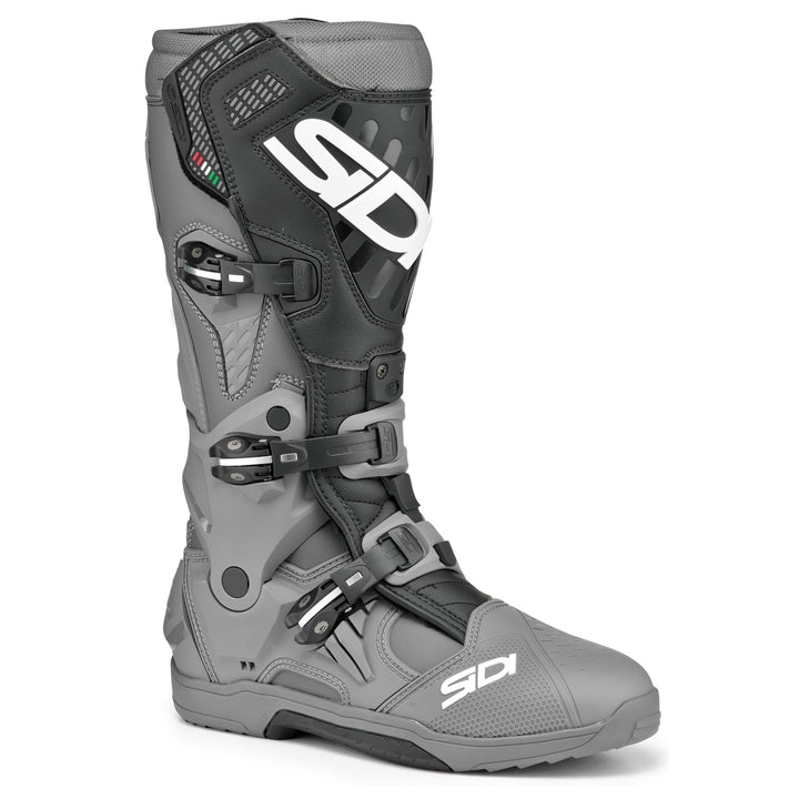 Sidi Cross Air SL Boots Gray/Black - Front Side View