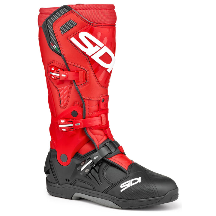 Sidi Cross Air SL Boots Black/Red - Front Side View
