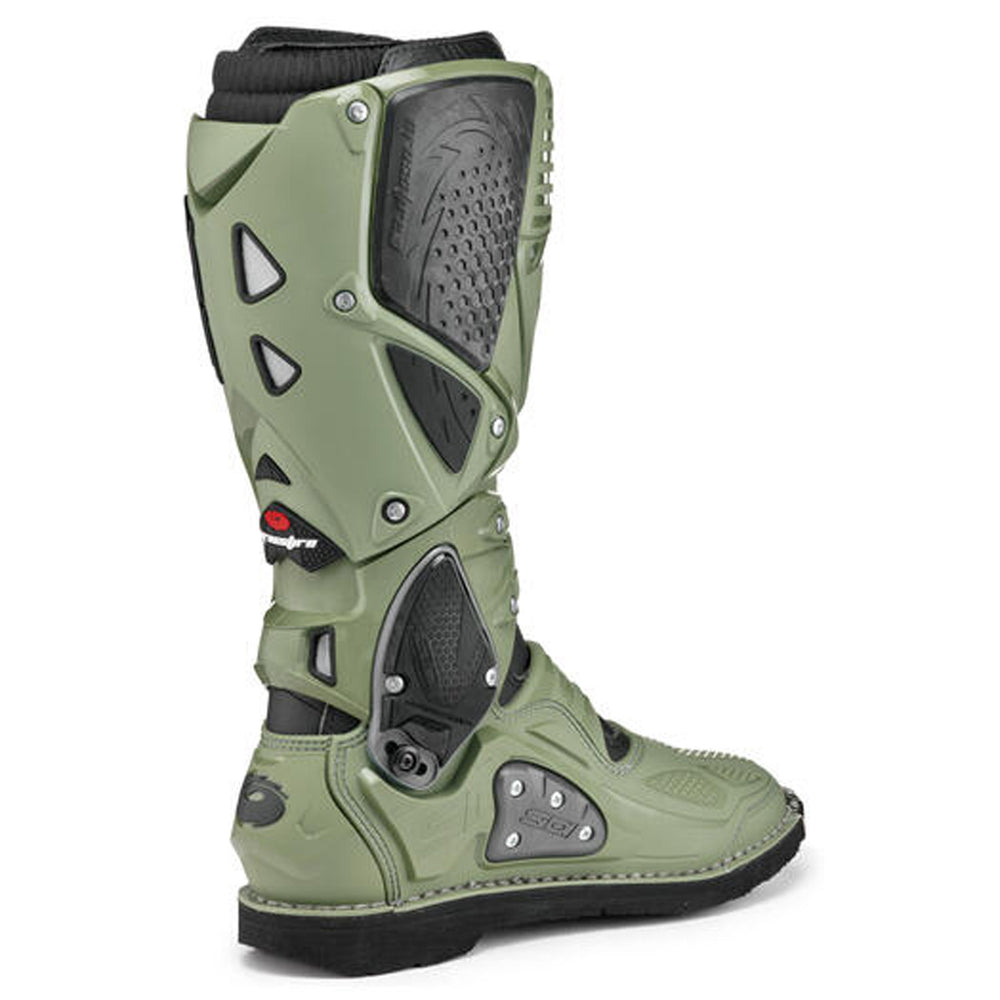 Sidi Crossfire 3 TA Boot Army/Black - Rear Side View