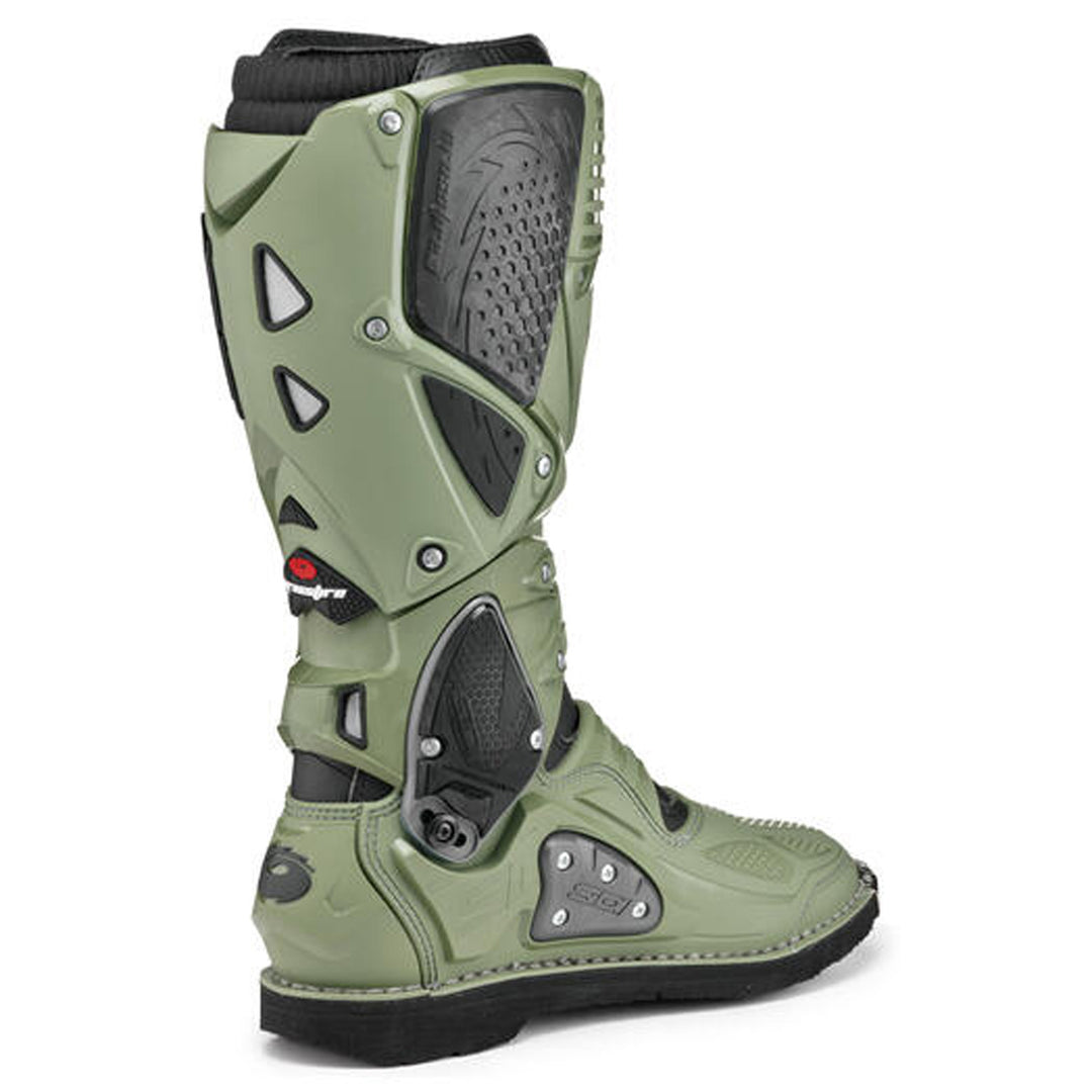Sidi Crossfire 3 TA Boot Army/Black - Rear Side View