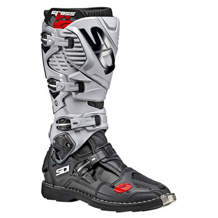 Sidi Crossfire 3 TA Boot Black/Ash - Front Side View