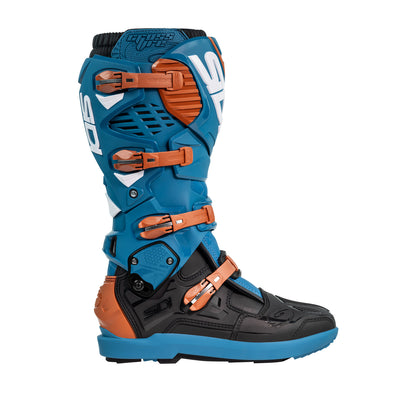 Sidi Crossfire 3 SRS Boots Petrol/Bronze - Outer Side View