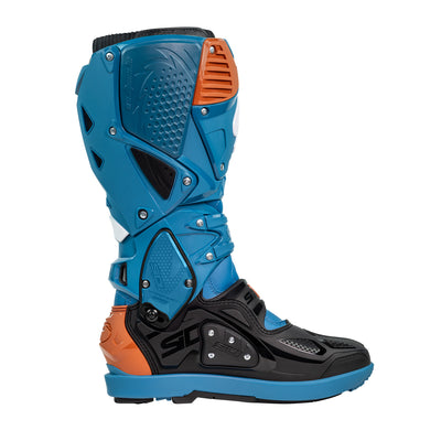 Sidi Crossfire 3 SRS Boots Petrol/Bronze - Inner Side View