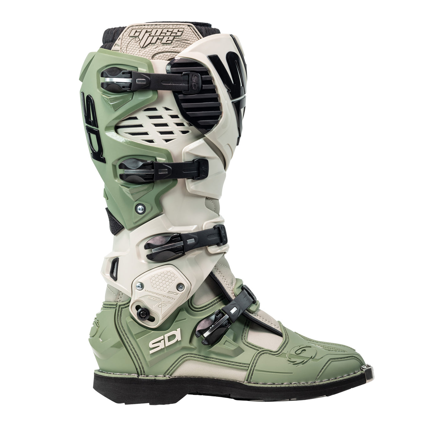 Sidi Crossfire 3 TA Boot Army/Sand - Outer Side View