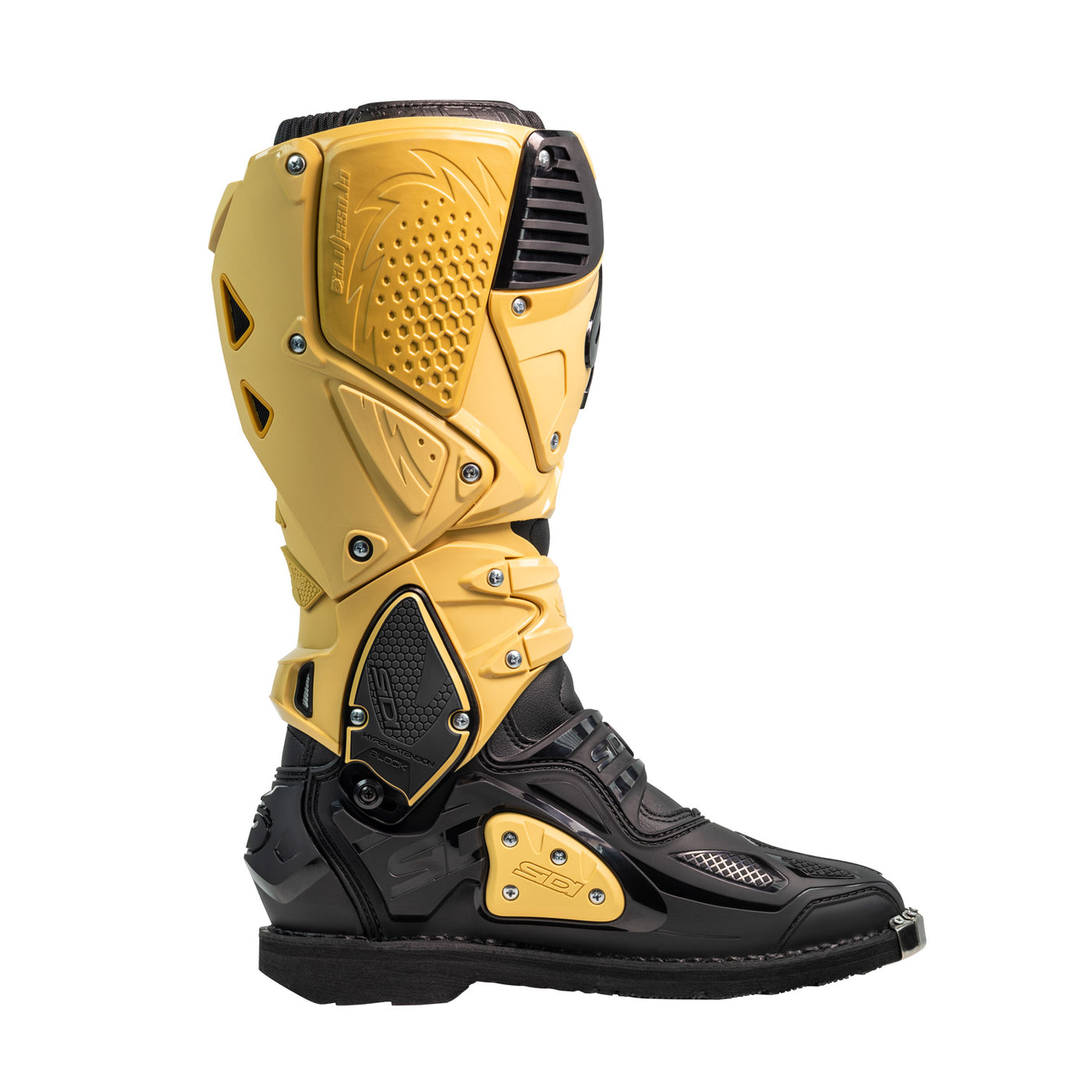 Sidi Crossfire 3 TA Boot Gold/Black - Inner Side View