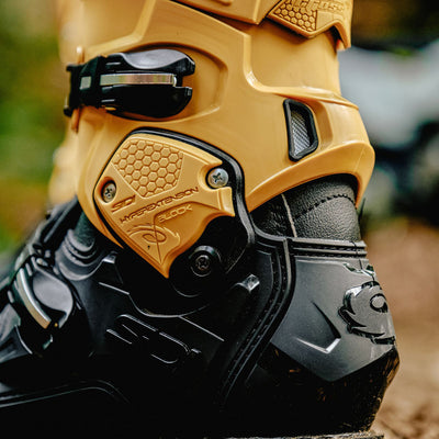 Sidi Crossfire 3 TA Boot Gold/Black - Lifestyle Close-Up of Ankle