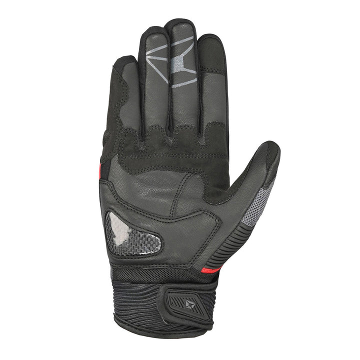 Cortech Apex Air Gloves Red - Palm View