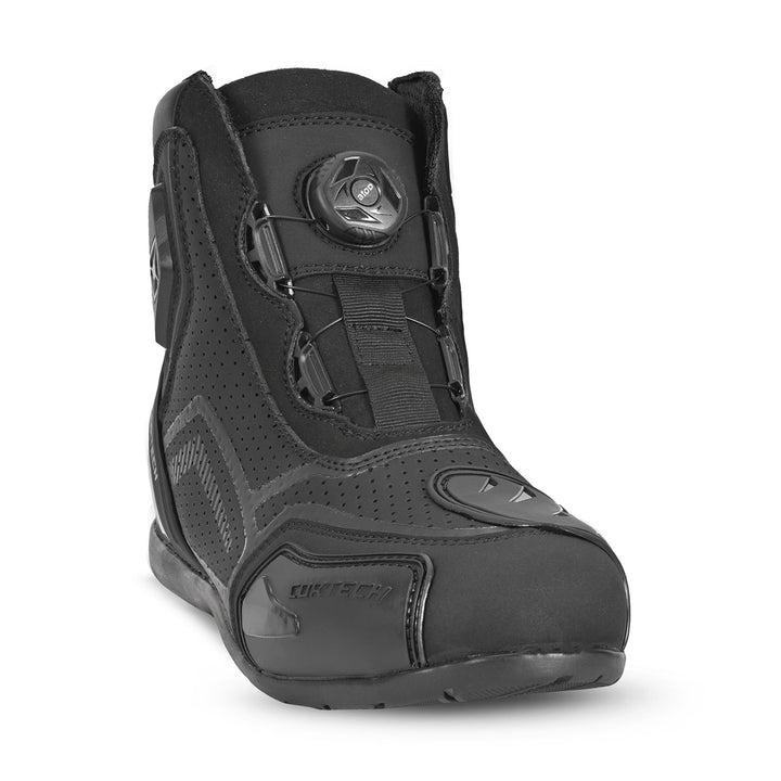 Cortech Men's Sport Lite Boots Black - Front View