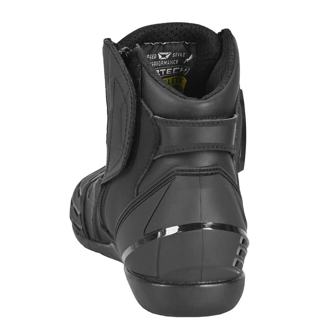 Cortech Men's Sport Lite Boots Black - Rear View