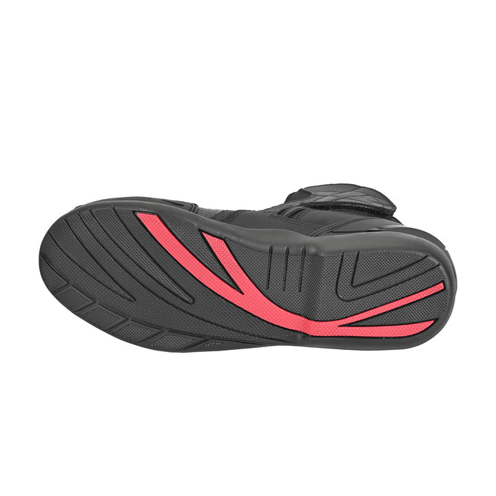 Cortech Men's Sport Lite Boots Black - Sole View