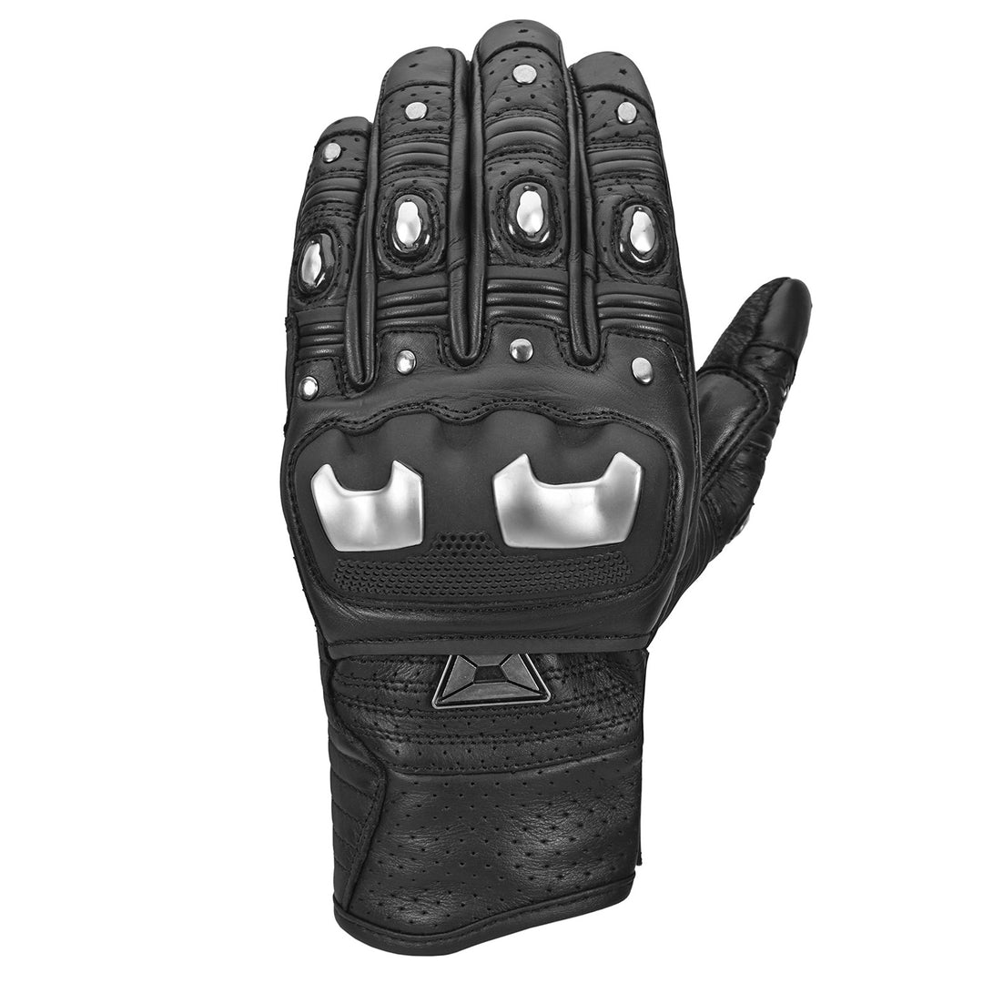 Cortech Mirror Breaker Gloves Black - Back of Hand View