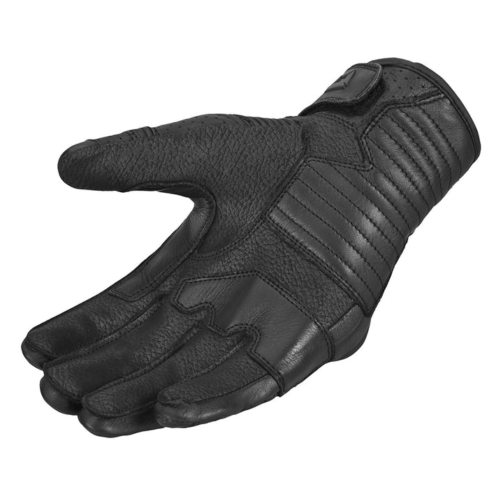 Cortech Mirror Breaker Gloves Black - Angled Palm View