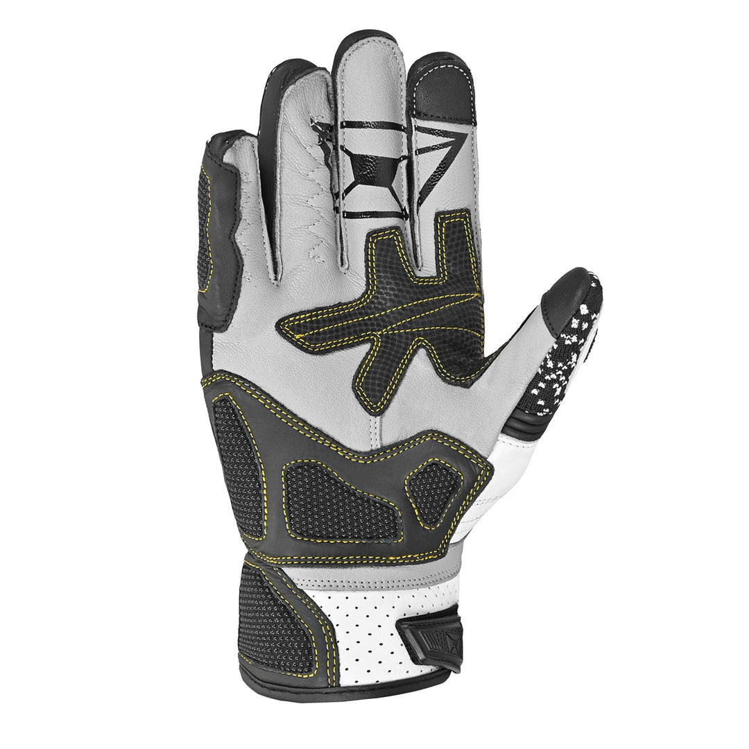 Cortech Revo ST V2 Gloves Black/White - Palm View