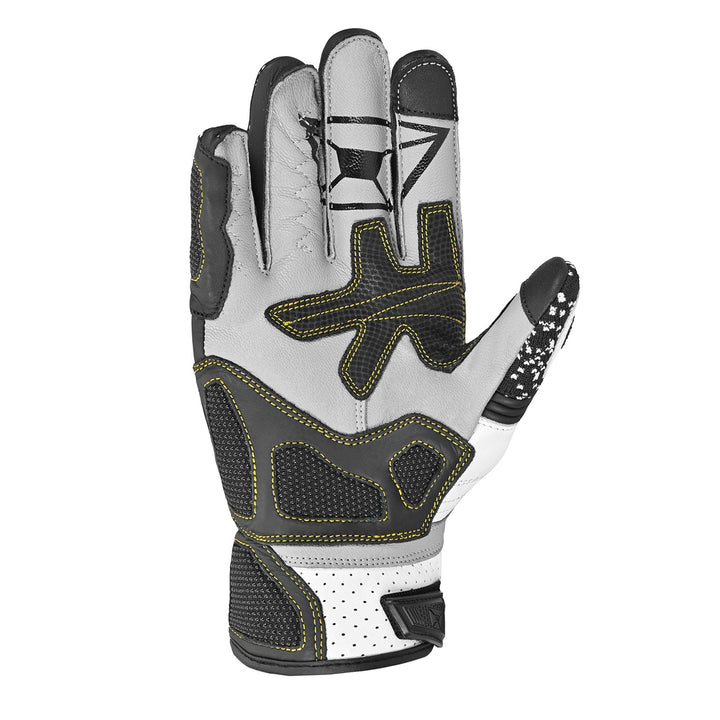 Cortech Revo ST V2 Gloves Black/White - Palm View