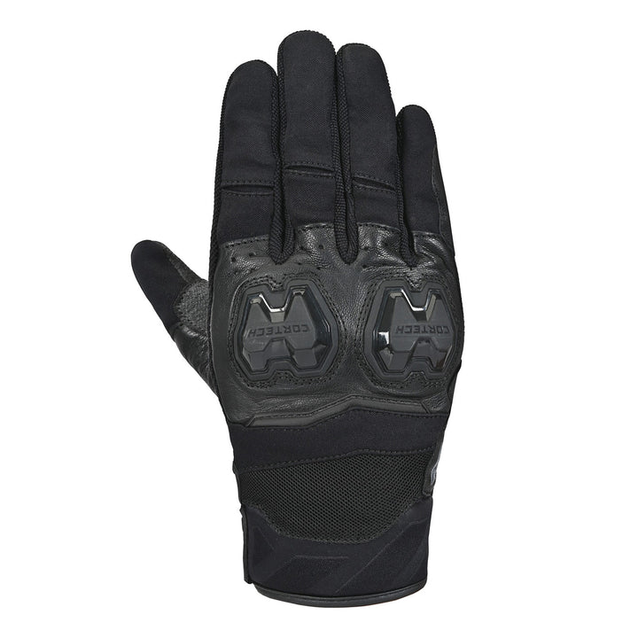 Cortech Sport Lite Gloves Black - Back of Hand View