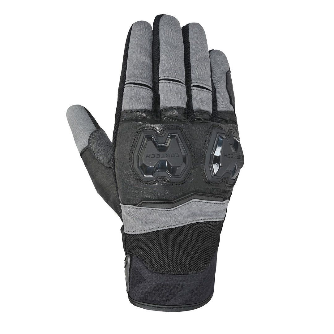 Cortech Sport Lite Gloves Black/Grey - Back of Hand View