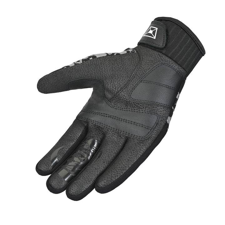 Cortech Standard Issue Skull Gloves Skulls - Angled Palm View