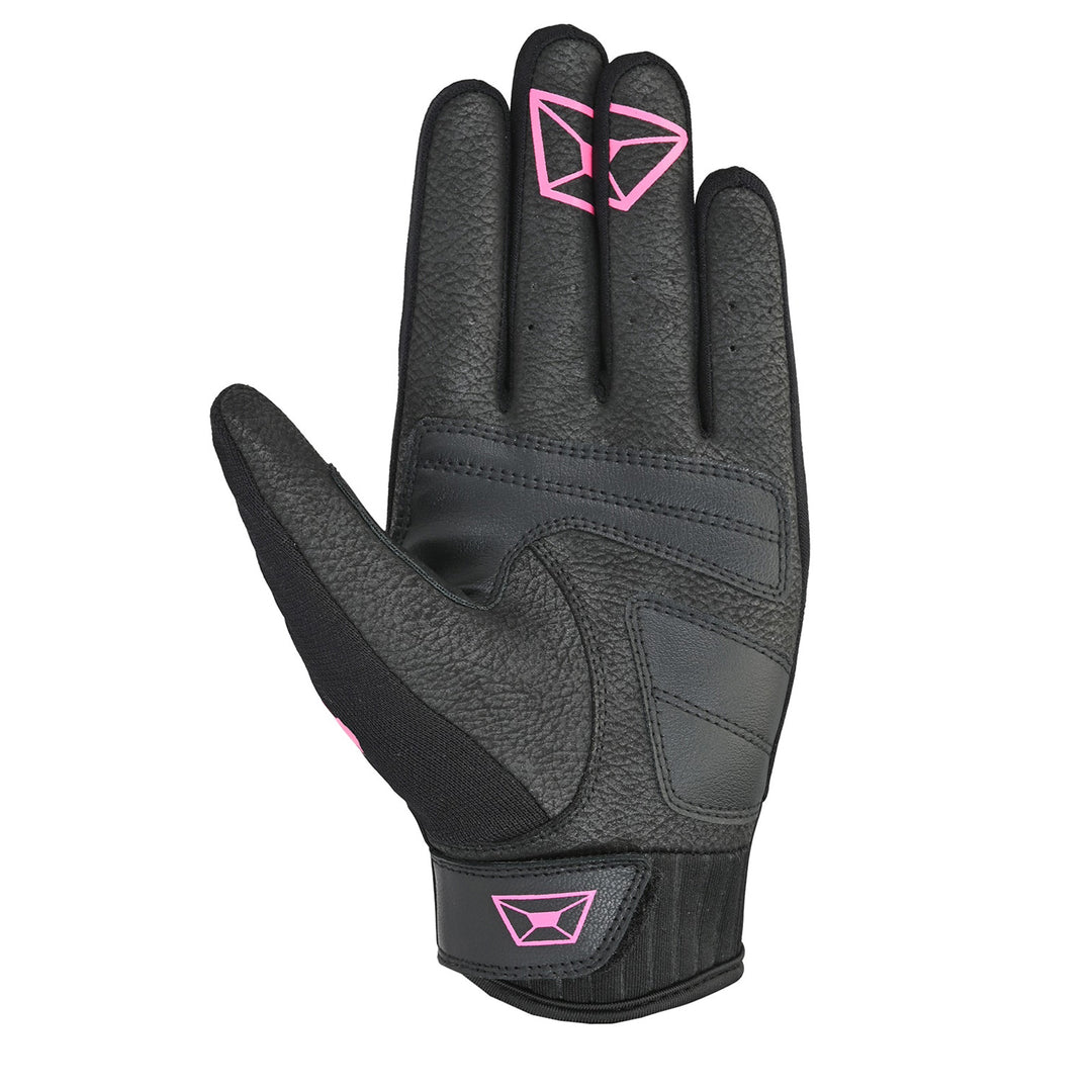 Cortech Women's Standard Issue Bones Gloves Black/Pink - Palm View