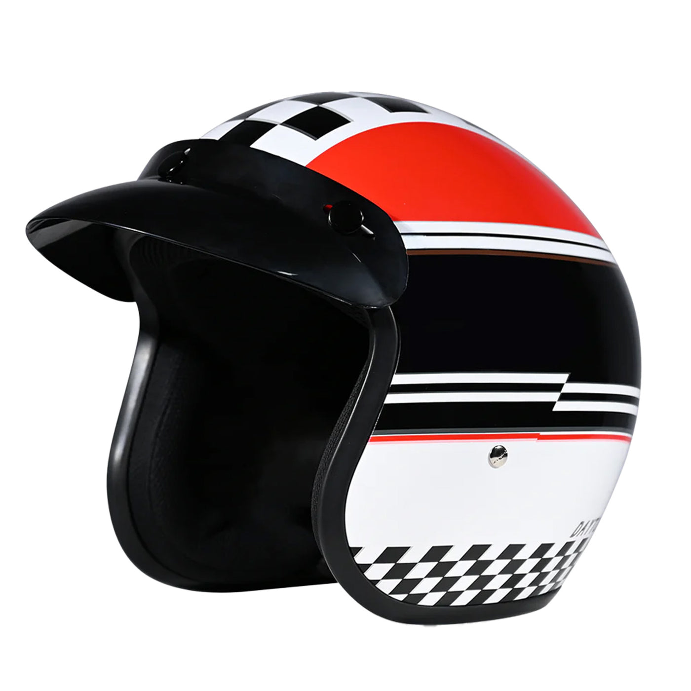 Daytona Helmets D.O.T. Cruiser Helmet - Daytona Classic - Front Left Side View