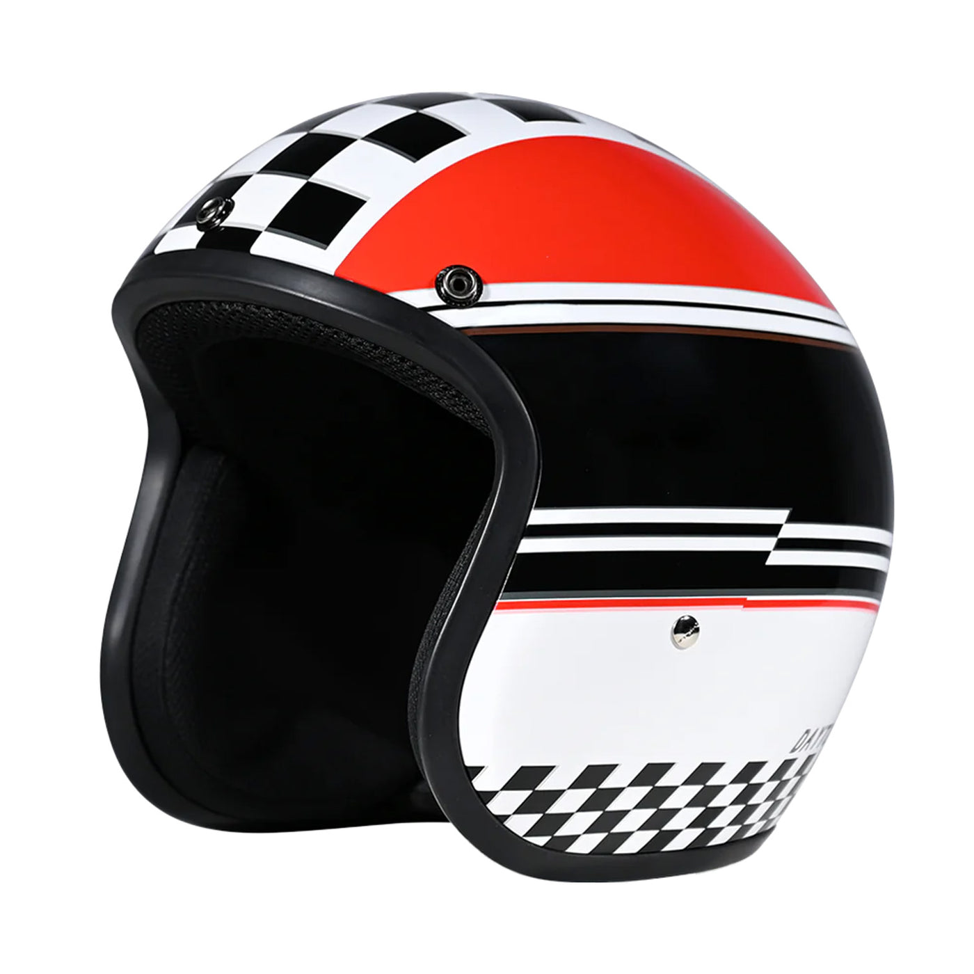 Daytona Helmets D.O.T. Cruiser Helmet - Daytona Classic - Front Left Side View without Visor