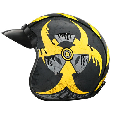 Daytona Helmets D.O.T. Cruiser Helmet - Toxic - Left Side View