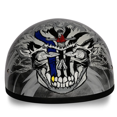 Daytona Helmets D.O.T. Skull Cap - Thunder - Front View