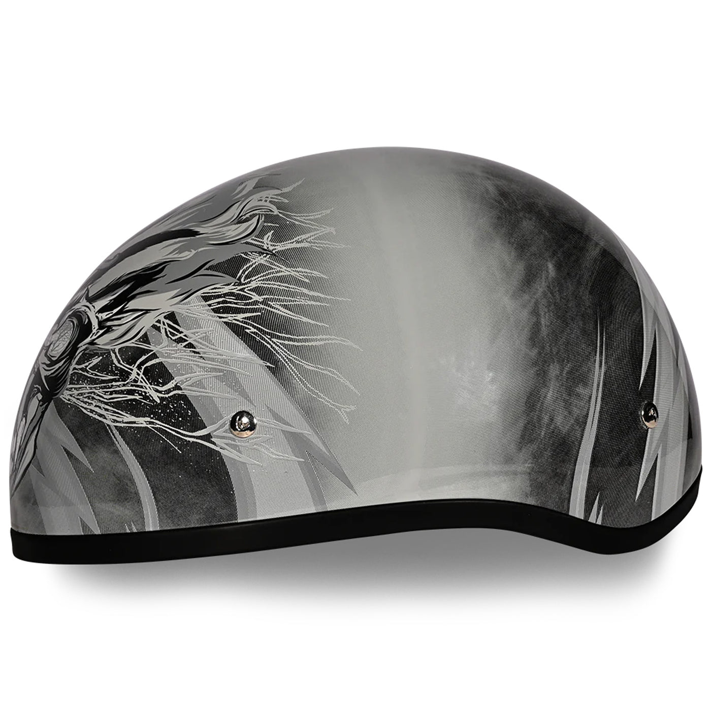 Daytona Helmets D.O.T. Skull Cap - Thunder - Left Side View