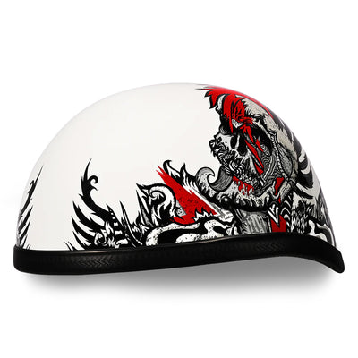 Daytona Helmets Novelty Eagle - Rockin' Reaper - Front Left Side View