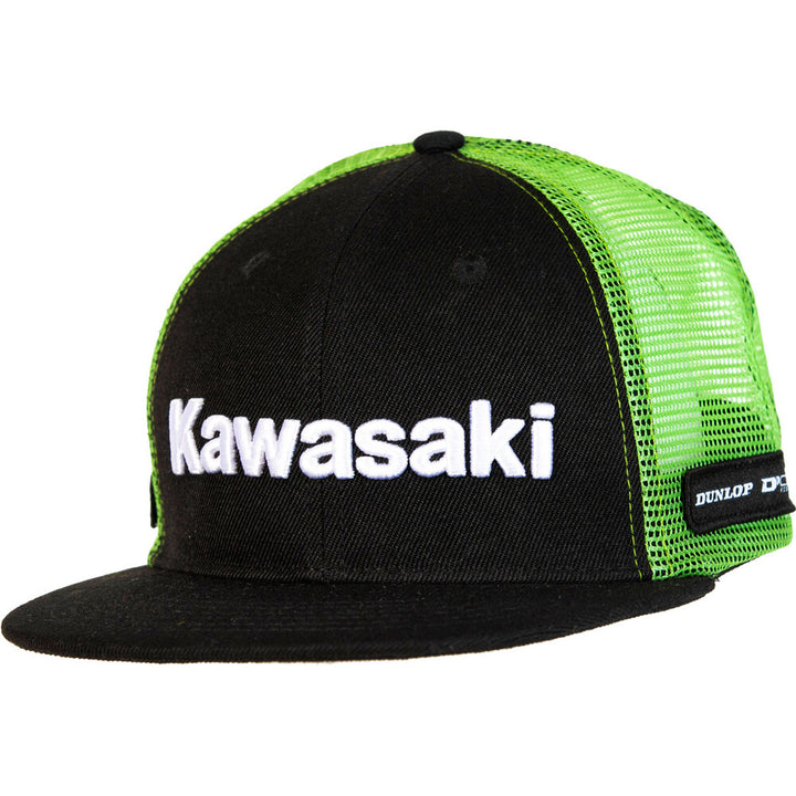 D'Cor Visuals Kawasaki Line Snapback Hat - Front Side View