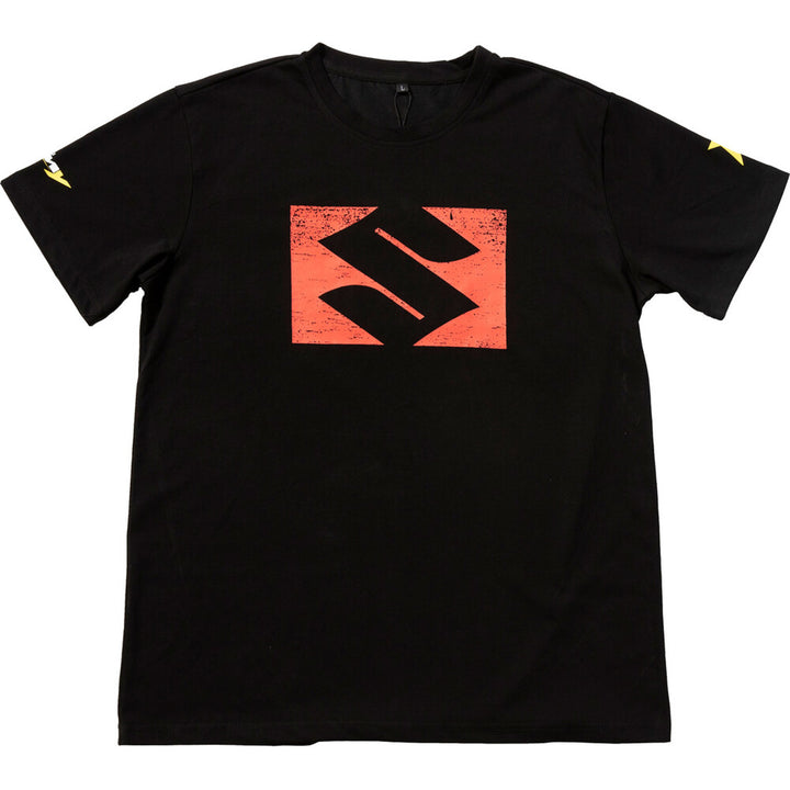 D'Cor Visuals Suzuki Bold T-Shirt Black - Front View