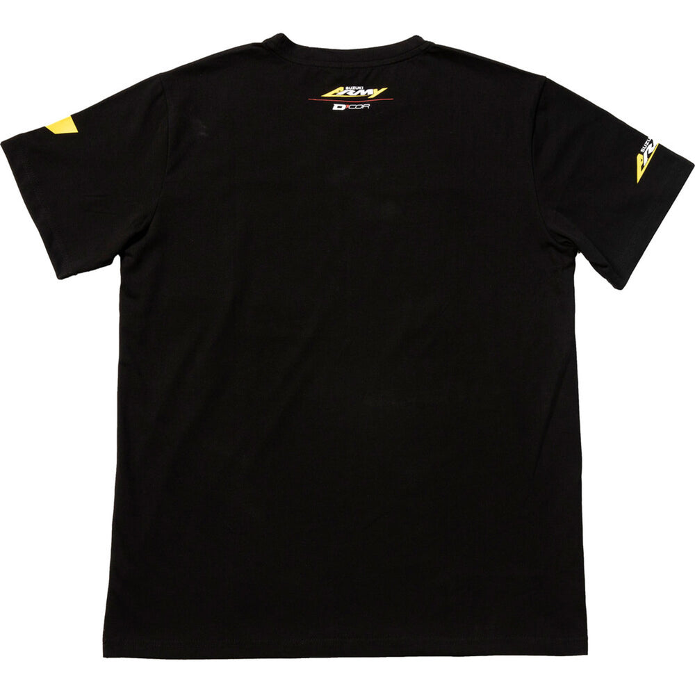 D'Cor Visuals Suzuki Bold T-Shirt Black - Rear View