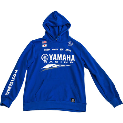D'Cor Visuals Yamaha Factory Sweatshirt Blue - Front View