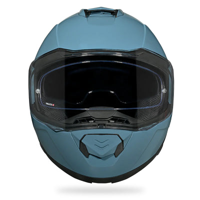 Daytona Helmets D.O.T. Glide Helmet Shark Blu - Front View