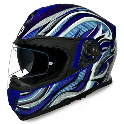 Daytona Helmets D.O.T. Detour Helmet - Vortex - Front Left Side View