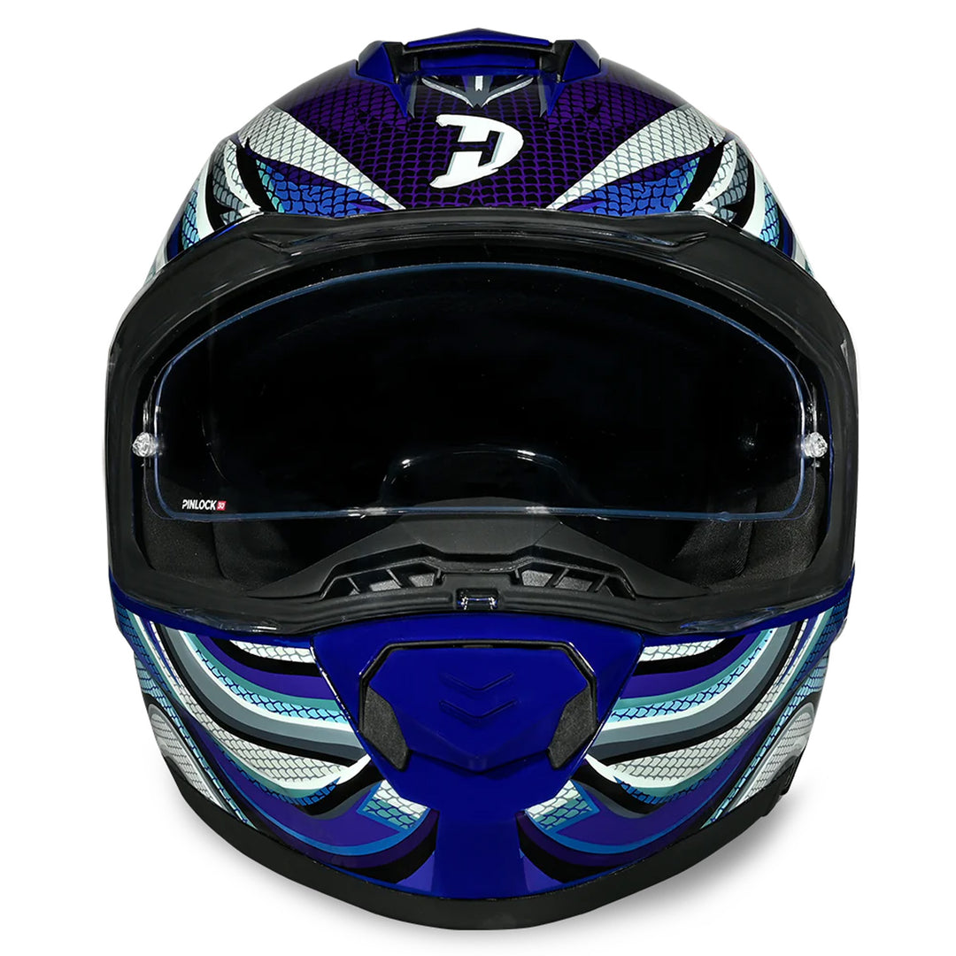 Daytona Helmets D.O.T. Detour Helmet - Vortex - Front View