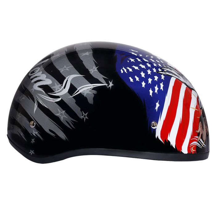 Daytona Helmets D.O.T. Skull Cap - Freedom 2.0 - Right Side View