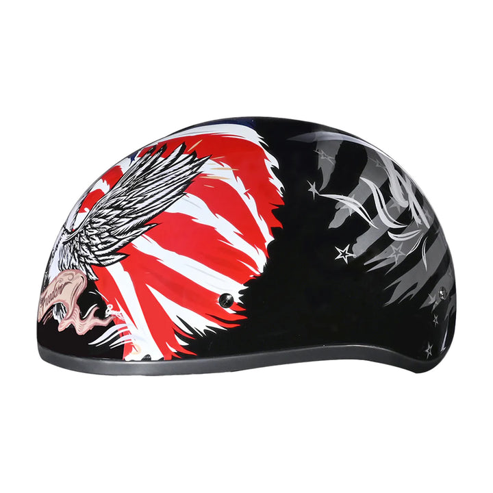 Daytona Helmets D.O.T. Skull Cap - Freedom 2.0 - Front Left Side View
