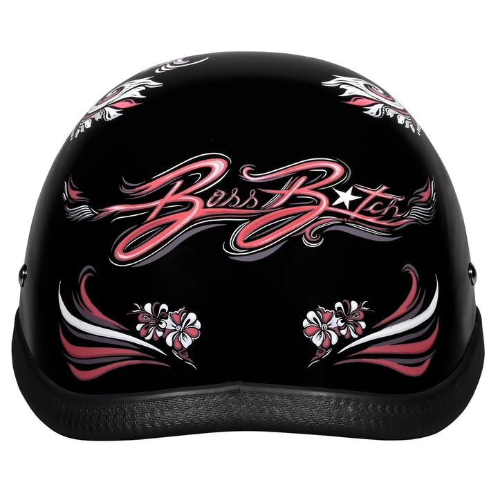 Daytona Helmets Novelty Eagle - Boss Bitch - Rear View